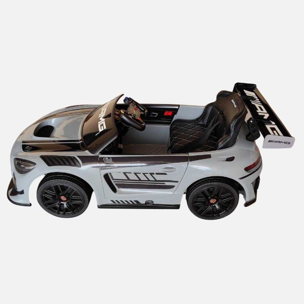 سيارة مرسيدس بنز GT3 R-C 12 فولت تعمل بالتحكم عن بعد - فضية