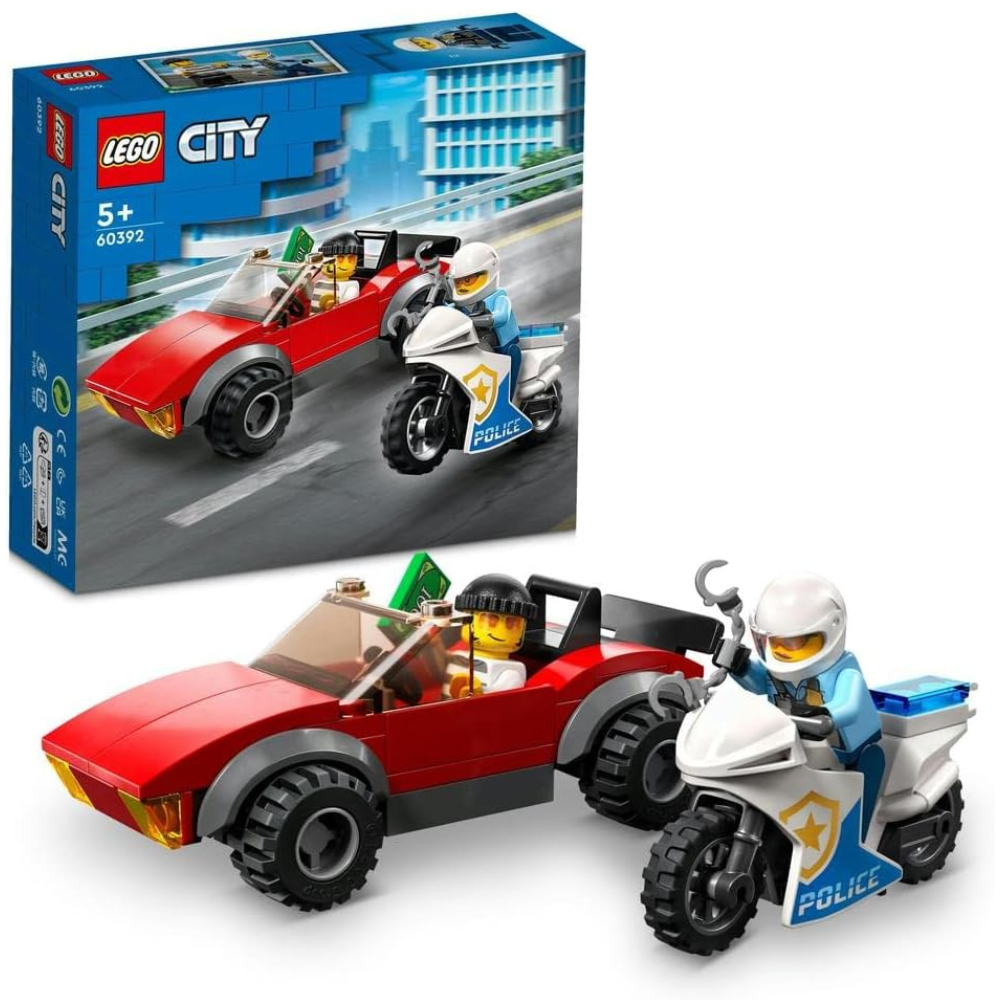 ليغو - مطاردة موتوسيكل وسيارة شرطة
