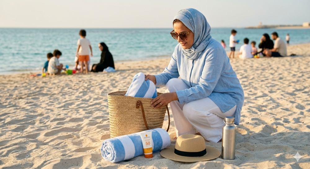 تجهيز شنطة البحر