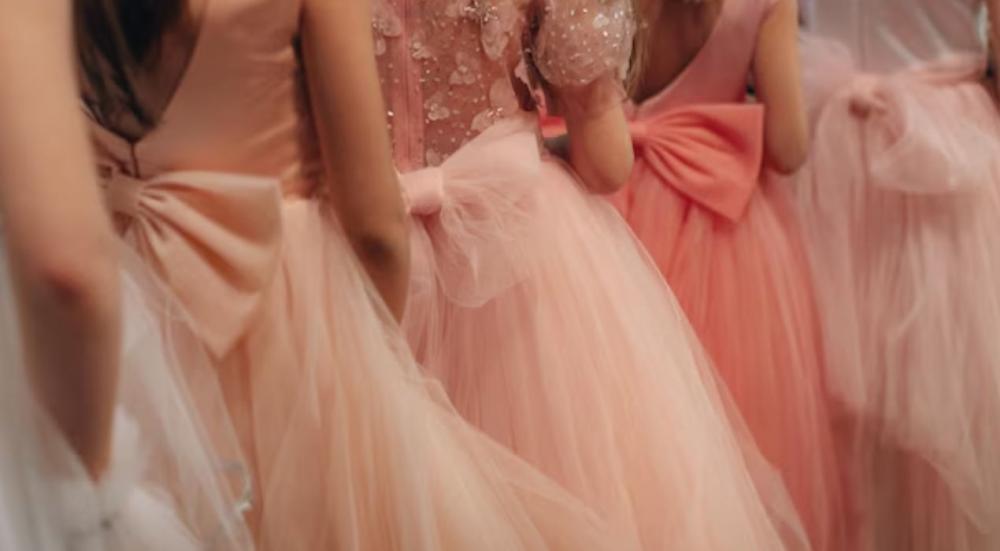 فستان اطفال منفوش