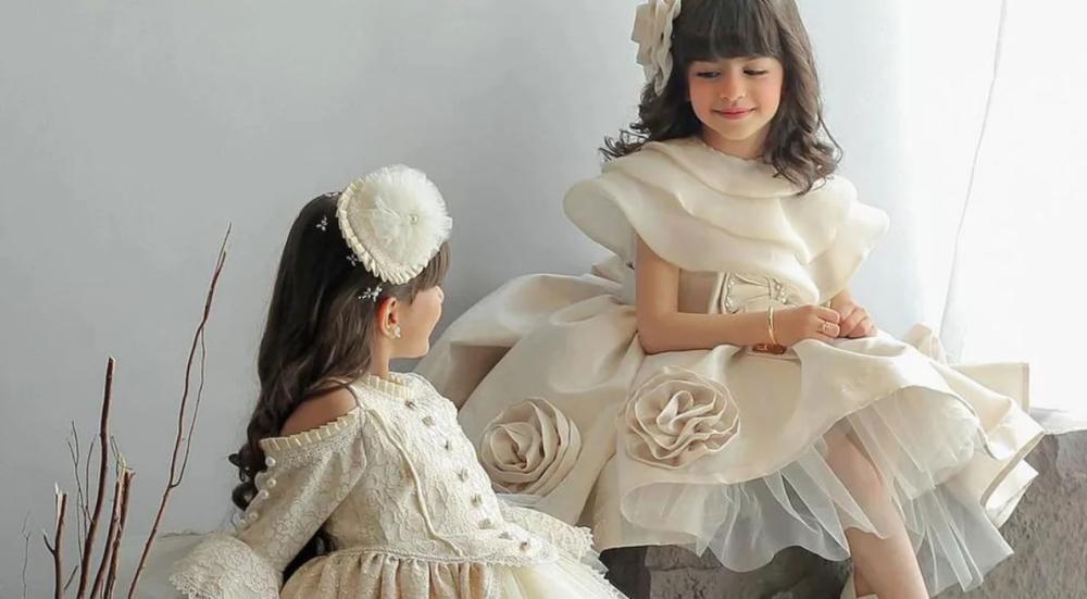 فستان بيج للبنات