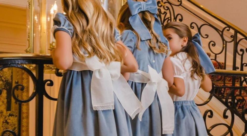 تنسيق فساتين اطفال