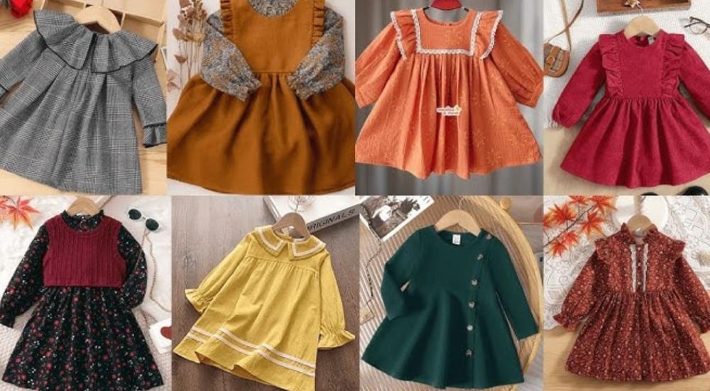 فستان شتوي بناتي