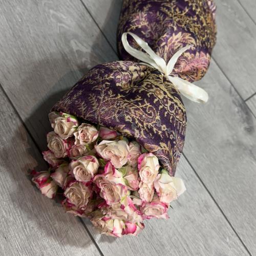 شال كشميري مع ورد