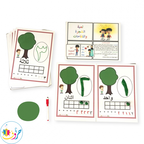 لعبة :صلصال الأرقام (1-10)