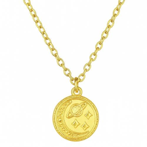 سلسال الفضاء الذهبي | Golden space necklace