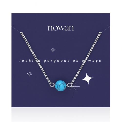 سلسال ناعم تركواز | Everyday necklace with a singl...