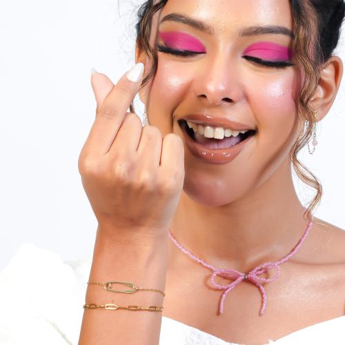 اسوارة ذهبية ضد الصدأ يومية | Golden stainless ste...