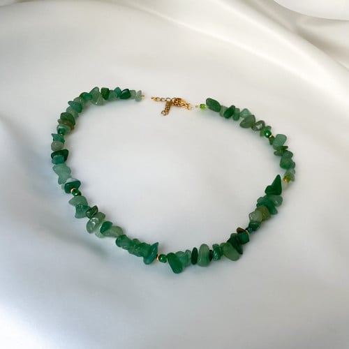 سلسال حجر الجاد | Jade stone necklace