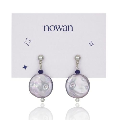 حلق لولو كروم بيضاوي