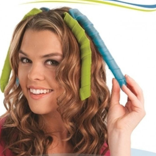 اكسسوار تصفيف الشعر ، كيرلي  ، أخضر وأزرق ، من هير ويفز