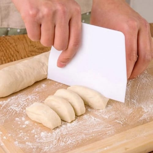 سكينة بلاستيك ، لوازم الخبز ، لون أبيض