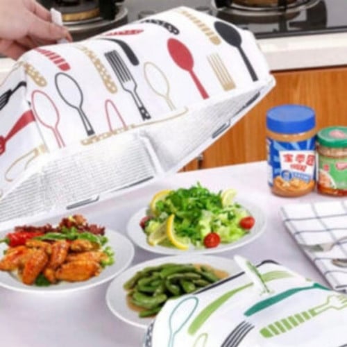 غطاء طعام بطية وبطباعة ، أدوات مائدة قطعة واحدة