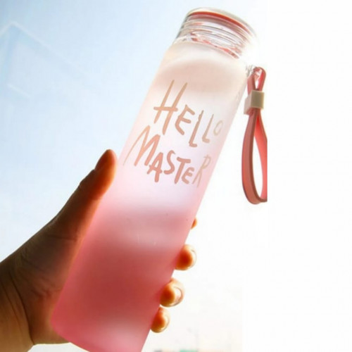 مطارة ماء من الزجاج ، بلونين