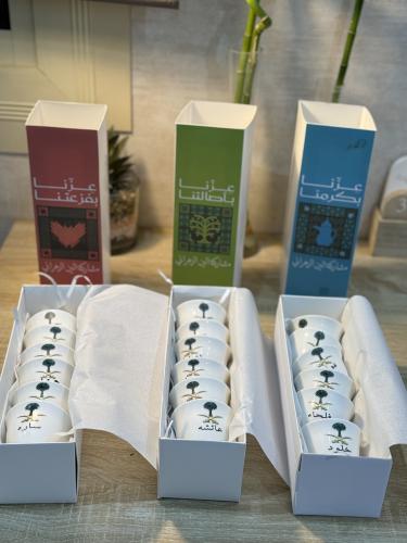 توزيعات فناجين قهوه عربية