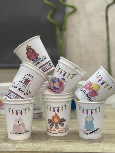 اكواب بثيمات شتويه