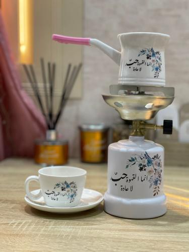 مجموعة القهوه التركيه ٤ قطع