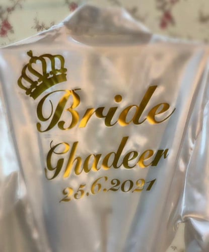 روب عروسه ستان بتصميم حسب الطلب