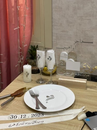 طقم ملكه +استاند بصمه+شريطه مسكه