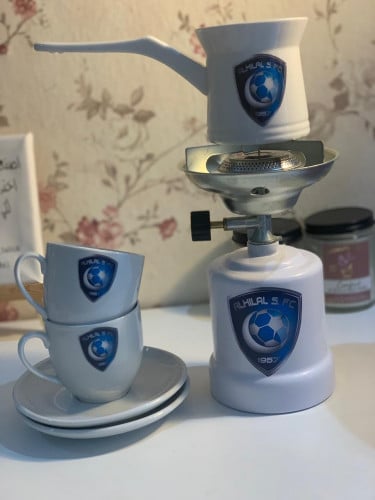 طقم قهوه تركيه بشعار الهلال