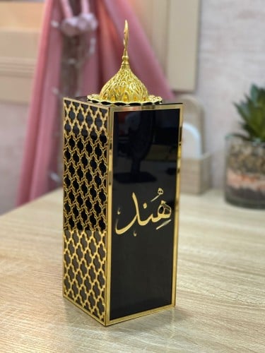 مبخره اكريلك بالاسم ارتفاع ١٥ سم