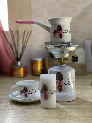 طقم قهوة تركي بالاسم  ٦ قطع