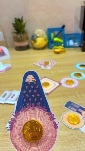 كرت بتصميم تراثيه مع شوكلت ٢٥ حبه