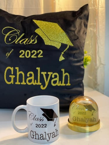 خدادية مخمل أسود بتصميم حسب الطلب