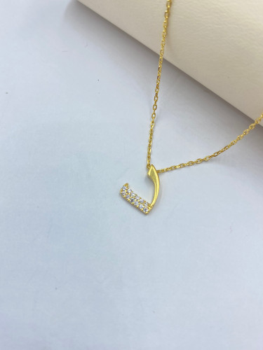 عقد حرف (د) عيار 18