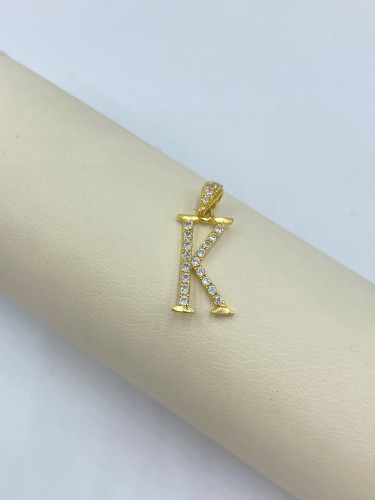 تعليقة  حرف كي (K) عيار 18