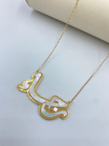 عقد اسم رجاء  عيار 18