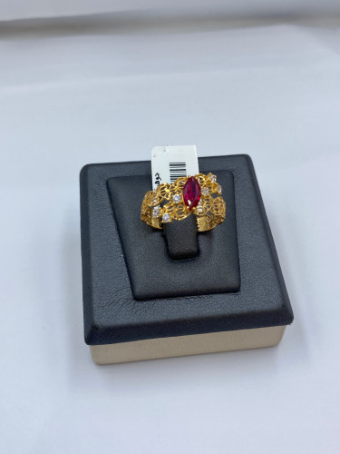 خاتم عيار 21 احمر