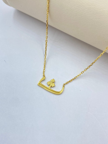 عقد حرف (ث) عيار 18