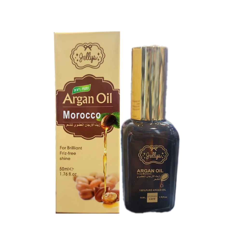زيت الارجان العضوي المغربي للشعر من جيليز 50مل
