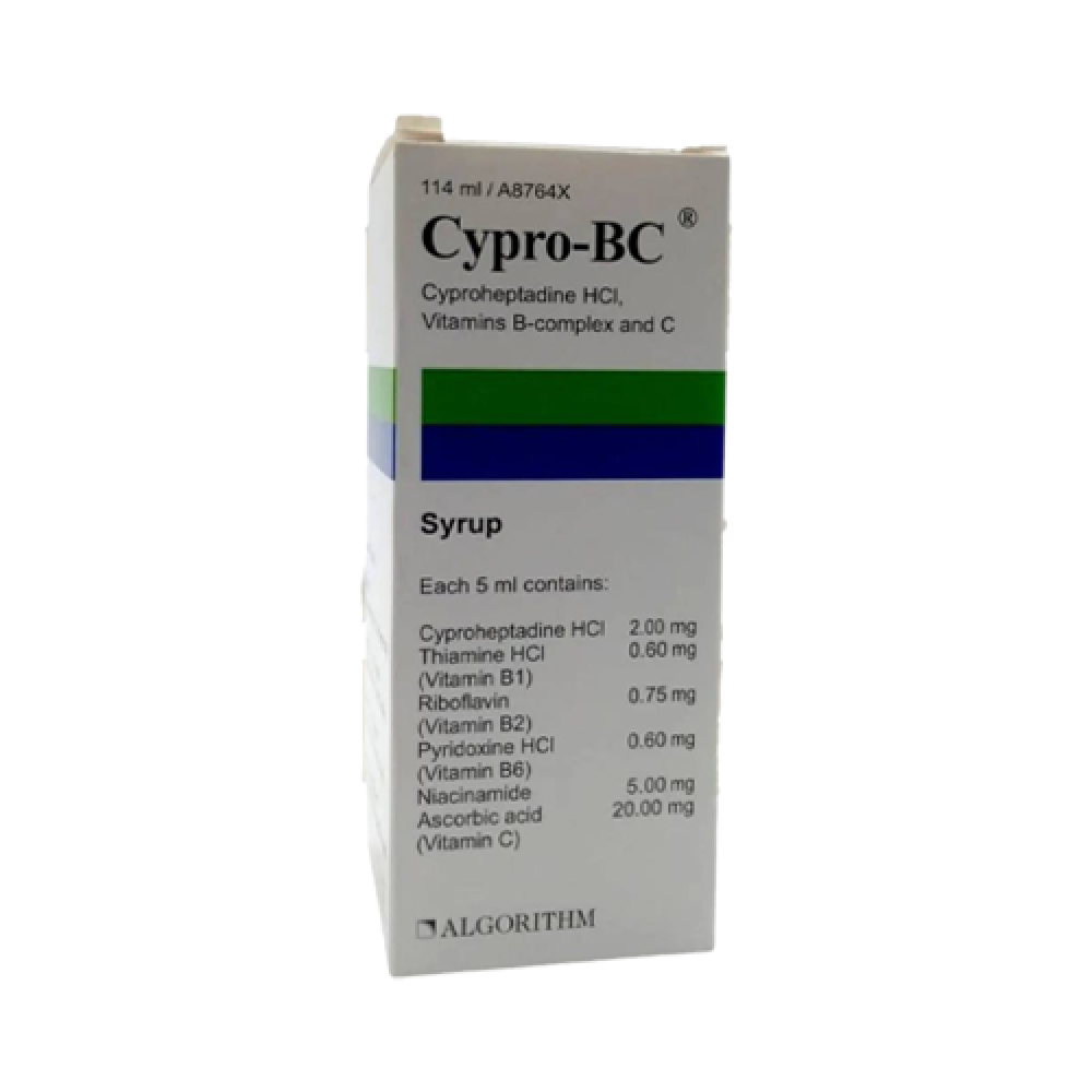 شراب سيبرو-بي سي فيتامين لتسمين الاطفال وزياده الوزن 114 مل