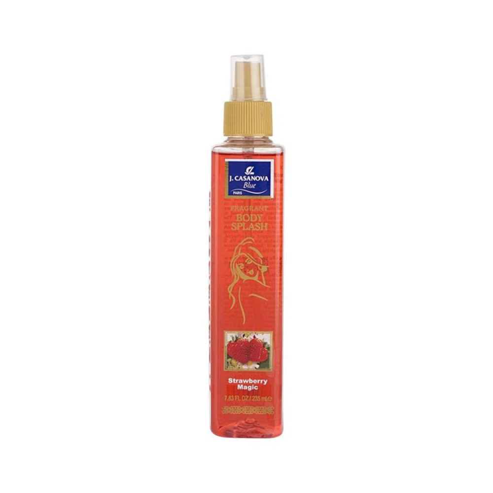 بخاخ معطر للجسم برائحة الفراولة كازانوفا بلو - 235 مل