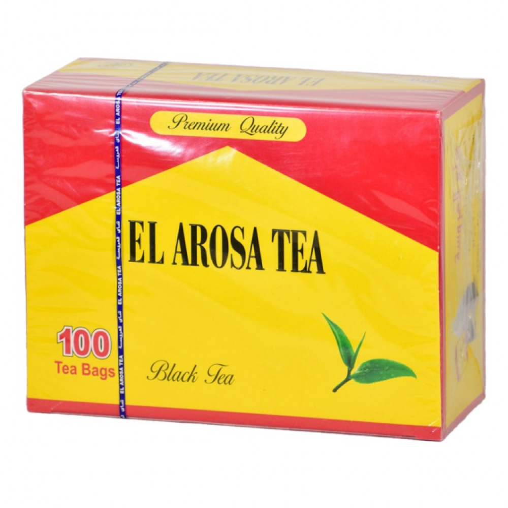 شاي العروسة اسود ظروف 100 كيس