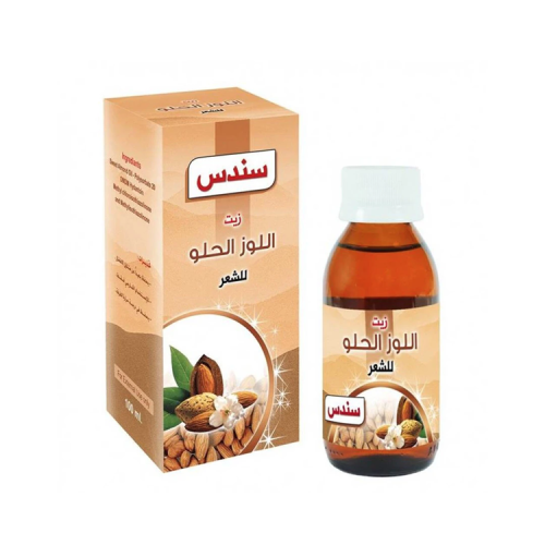 سندس زيت اللوز الحلو للشعر - 100 مل