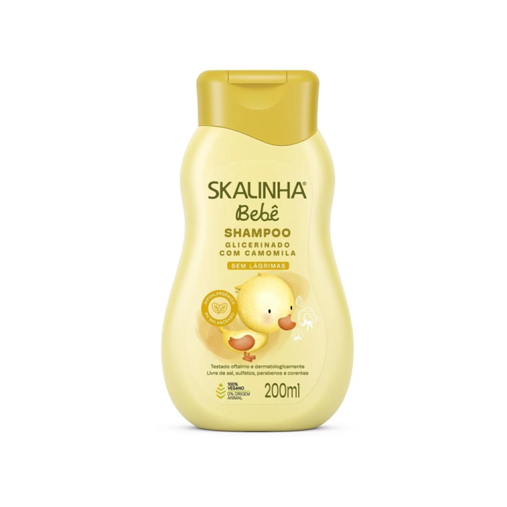 سكالينها بيبي شامبو  الجلسرين مع البابونج للاطفال 200مل