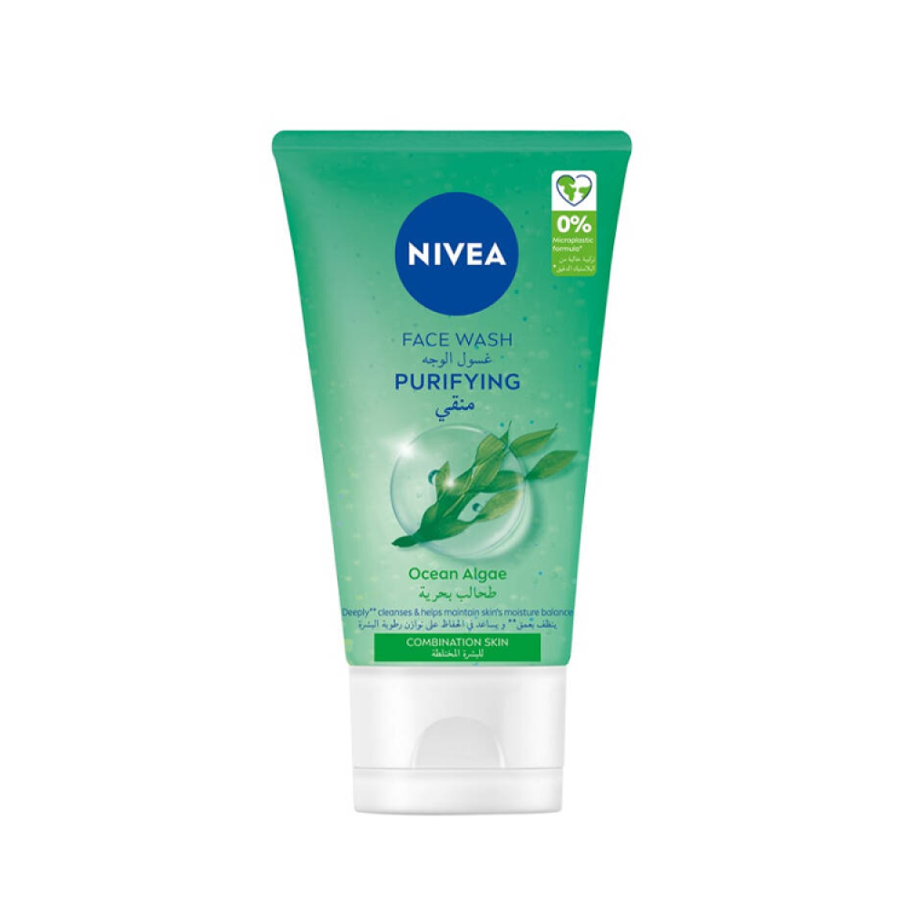 غسول وجه بتركيبة منقية للبشرة المختلطة من نيفيا، 150 مل