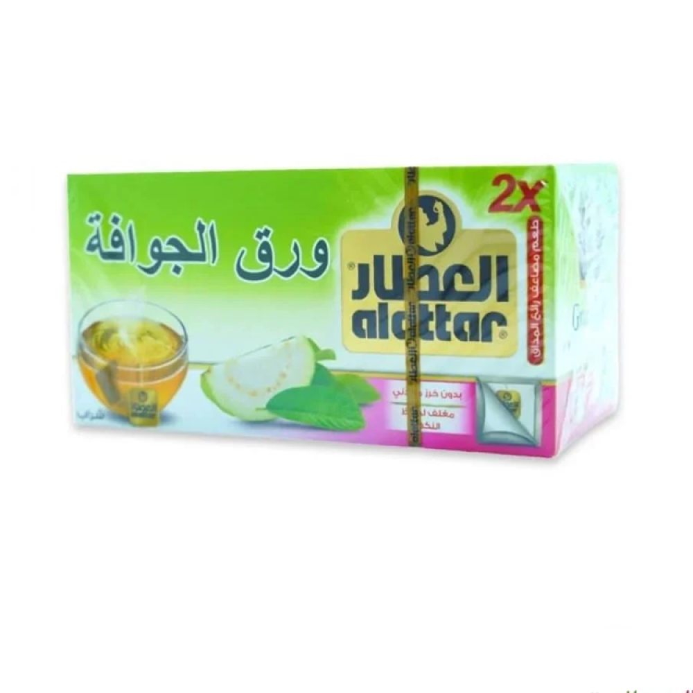 مشروب ورق الجوافة الطبيعي من العطار 20كيس