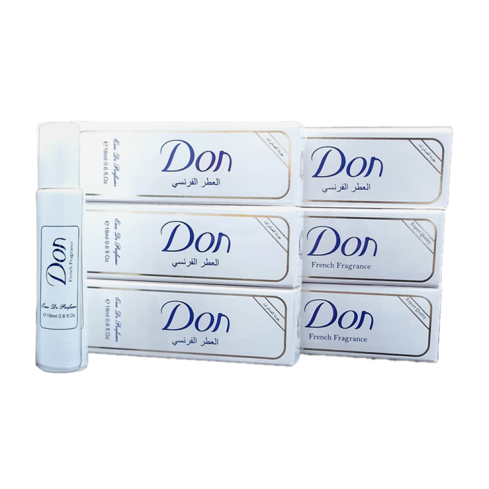 عطر دون الابيض او دي بارفيوم بخاخ من مكة للعطور 18مل × 6حبات
