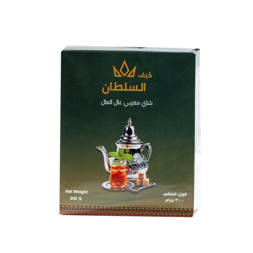 شاي كيف السلطان مغربي أخضر بدون مواد حافظة طبيعي 1...