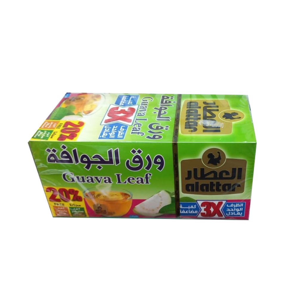 مشروب ورق الجوافة الطبيعي من العطار 20كيس