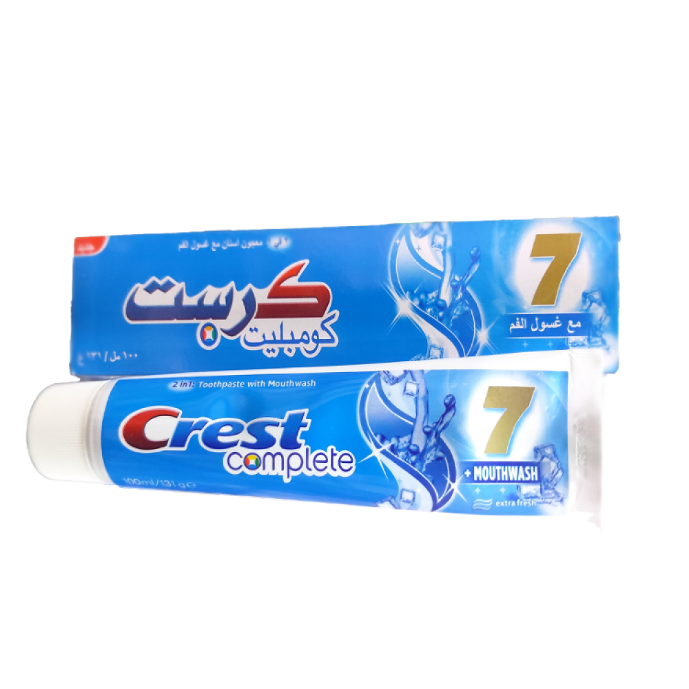 معجون الاسنان مع غسول الفم كرست كومبليت 100مل
