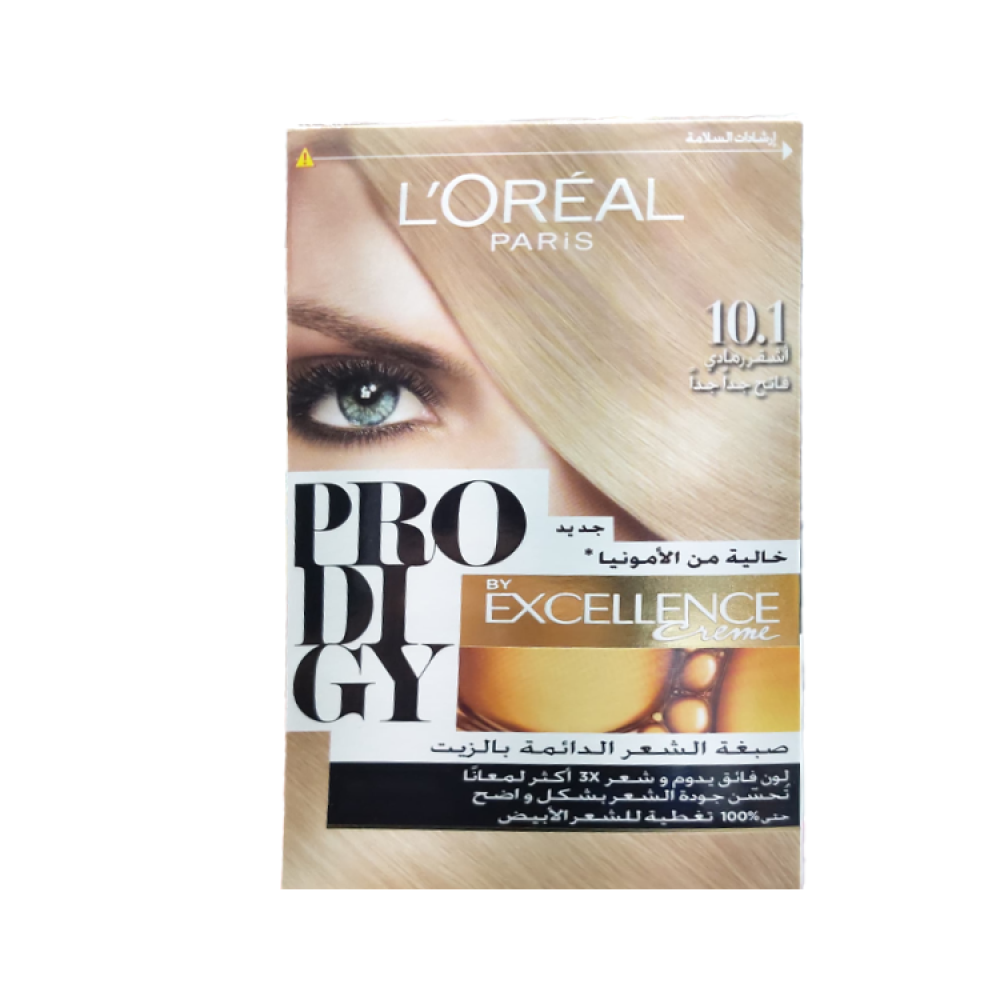 لوريال برودجي صبغة شعر لون أشقر رمادي فاتح جدا جدا 10.1