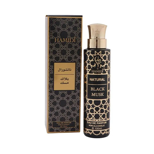 ماء عطر بلاك مسك الطبيعي من حامدي 100 مل