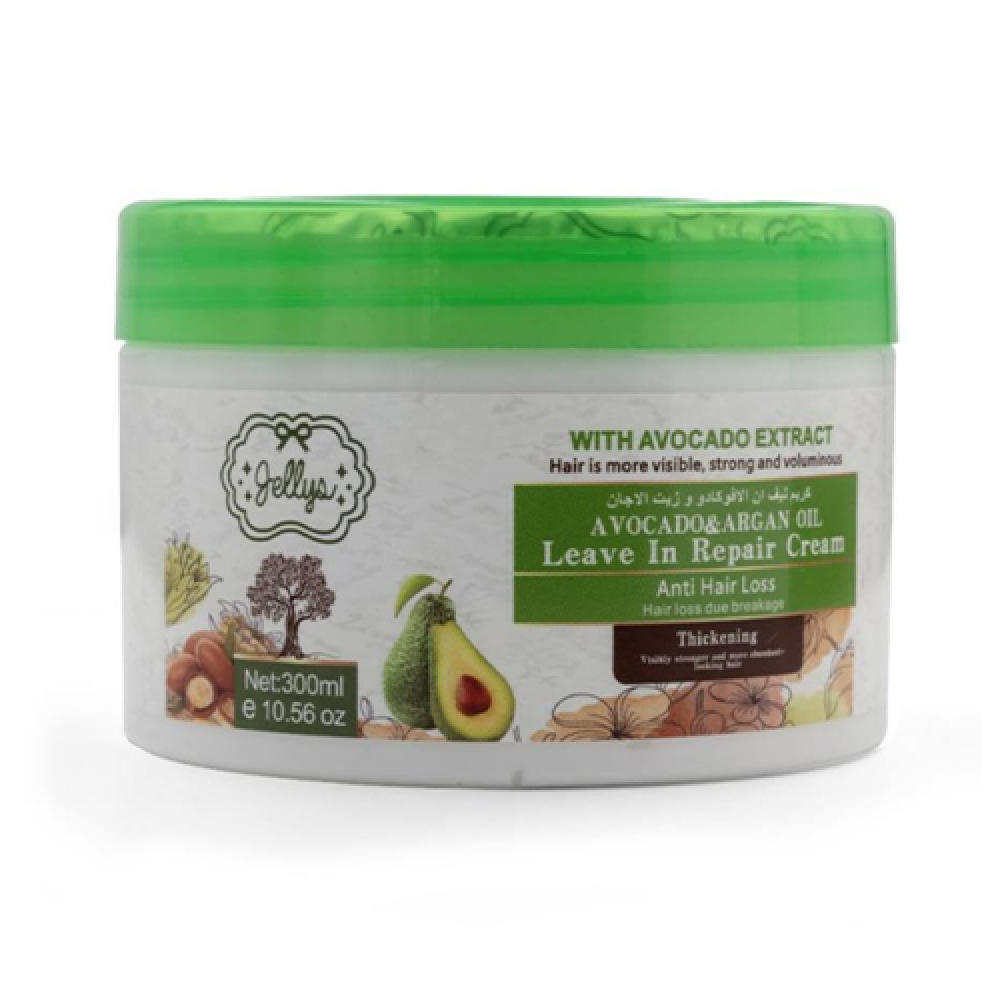 كريم ليف ان الافوكادو وزيت الارجان للشعرمن جيليز 300 مل