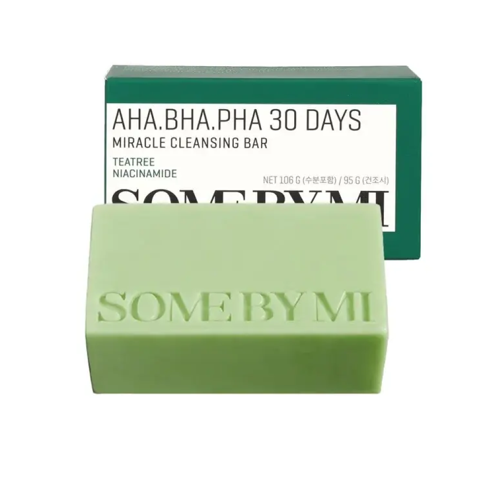 سوم باي مي صابونة التنظيف المعجزة باحماض التقشير والنياسيناميد وشجرة الشاي 106جرام