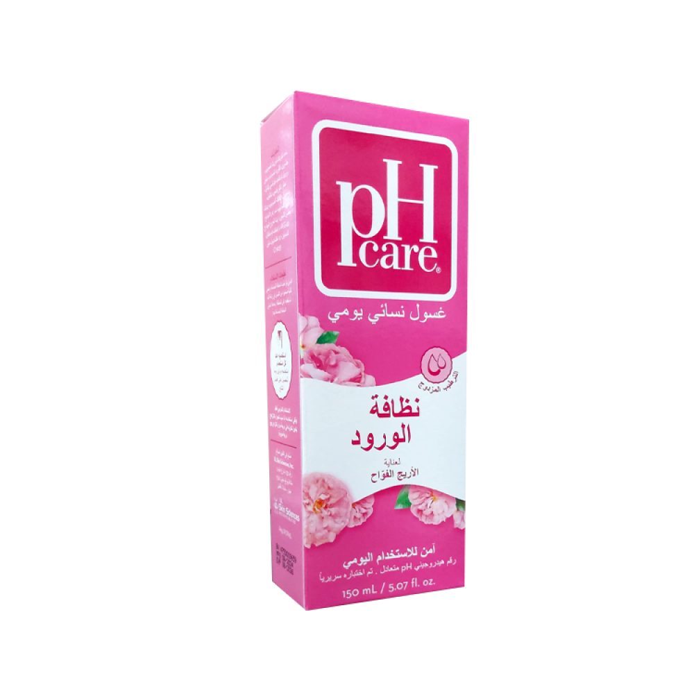 بي اتش كير نظافة الورود غسول نسائي يومي للمناطق الحميمة بخلاصة اريج الورود الفواح 150مل